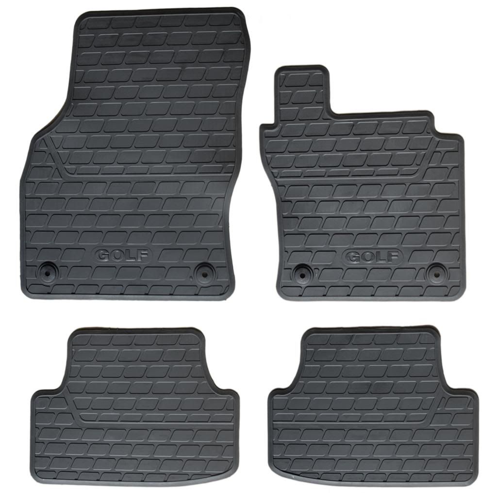 Fully Tailored OEM Rubber / Velour / Boot Mats GOLFMK7 VW GTI MKVII Forum / VW Golf R Forum